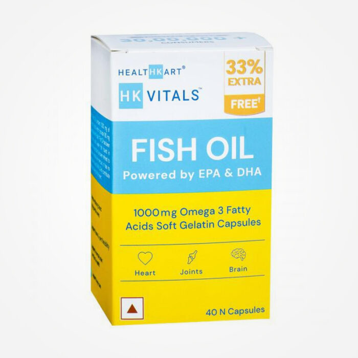 HK Vitals Omega 3 Capsule 40 Capsules Lilavati Pharmacy & Wellness