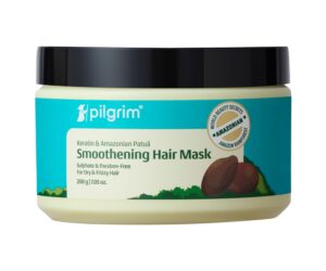 Pilgrim Patua & Keratin Smoothening Hair Mask - 200 Gm