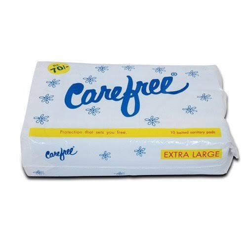 Carefree Sanitary Pads XL - 10 Piece