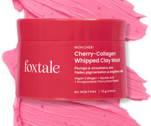 Foxtale Cherry Collagen Whipped Clay Face Mask - 75 Gm
