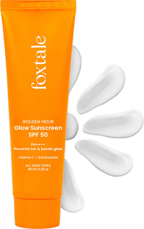 Foxtale Golden Hour Glow Spf 50++++ Sunscreen All Skin Types - 80 Ml