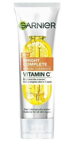 Garnier Bright Complete Vitamin C Serum Cleanser - 100 Gm
