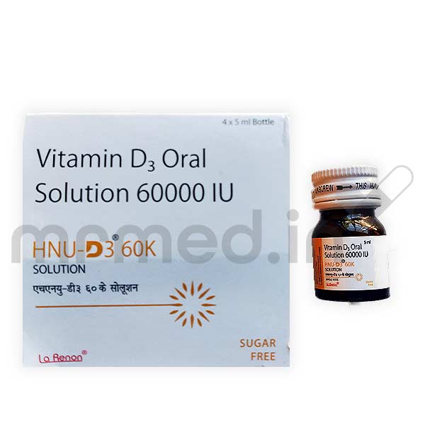 Hnu D3 60K Oral Solution - 5 Ml