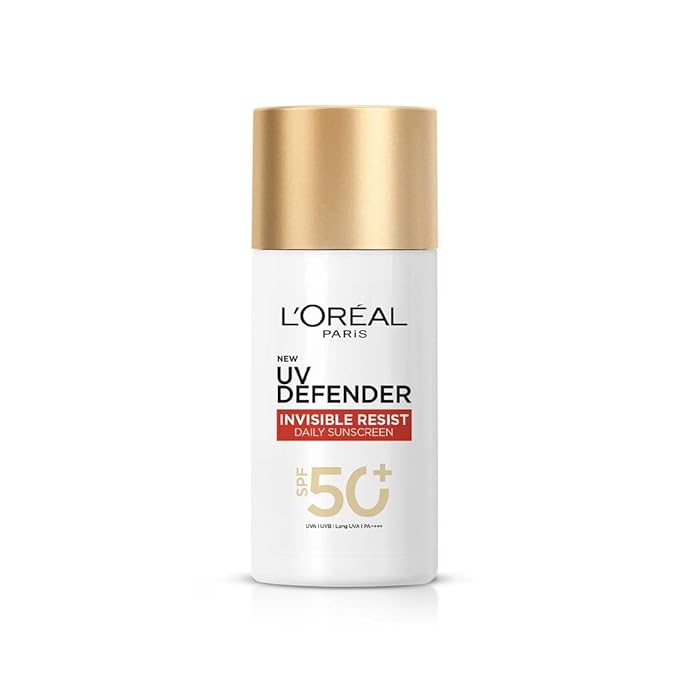 Loreal Paris Innovation UV Defender Invisible Resist Daily SPF 50+ Sunscreen - 50 Ml