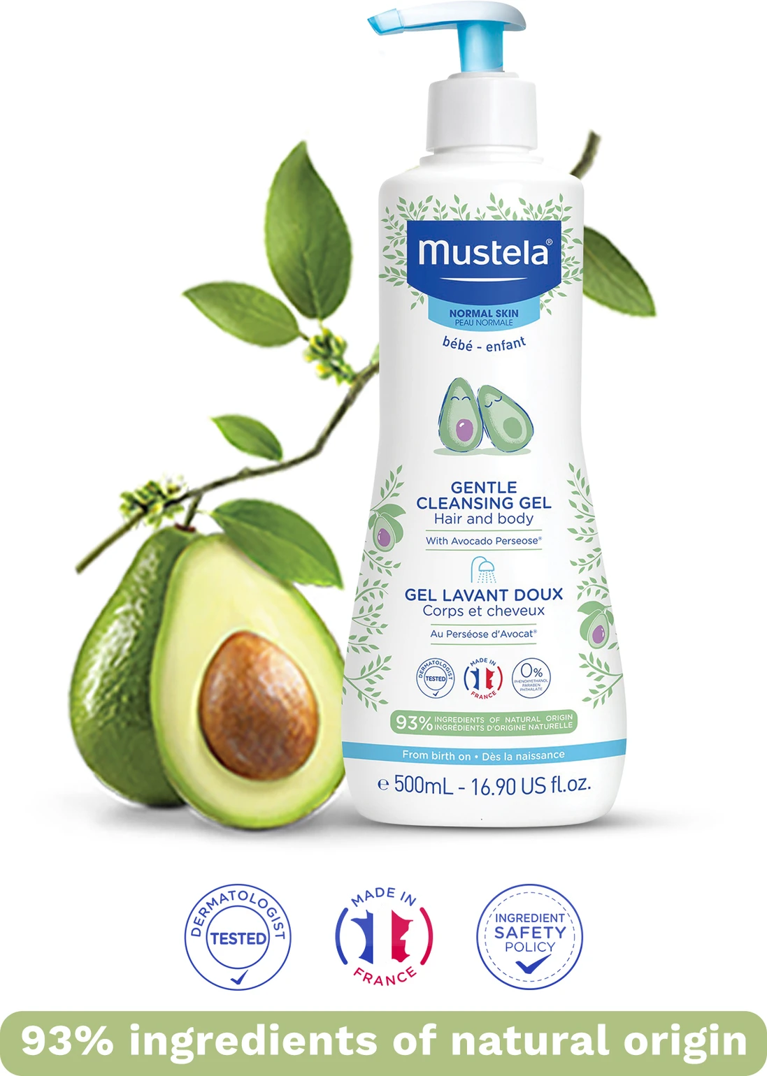 Mustela 2 IN 1 Cleansing Gel - 200 Ml