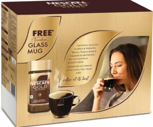 Nescafe Gold Blend Coffee (Free Timeless Glass Mug) - 90 Gm