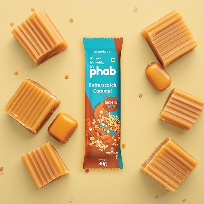 Phab Butterscotch Caramel Bar - 30 Gm
