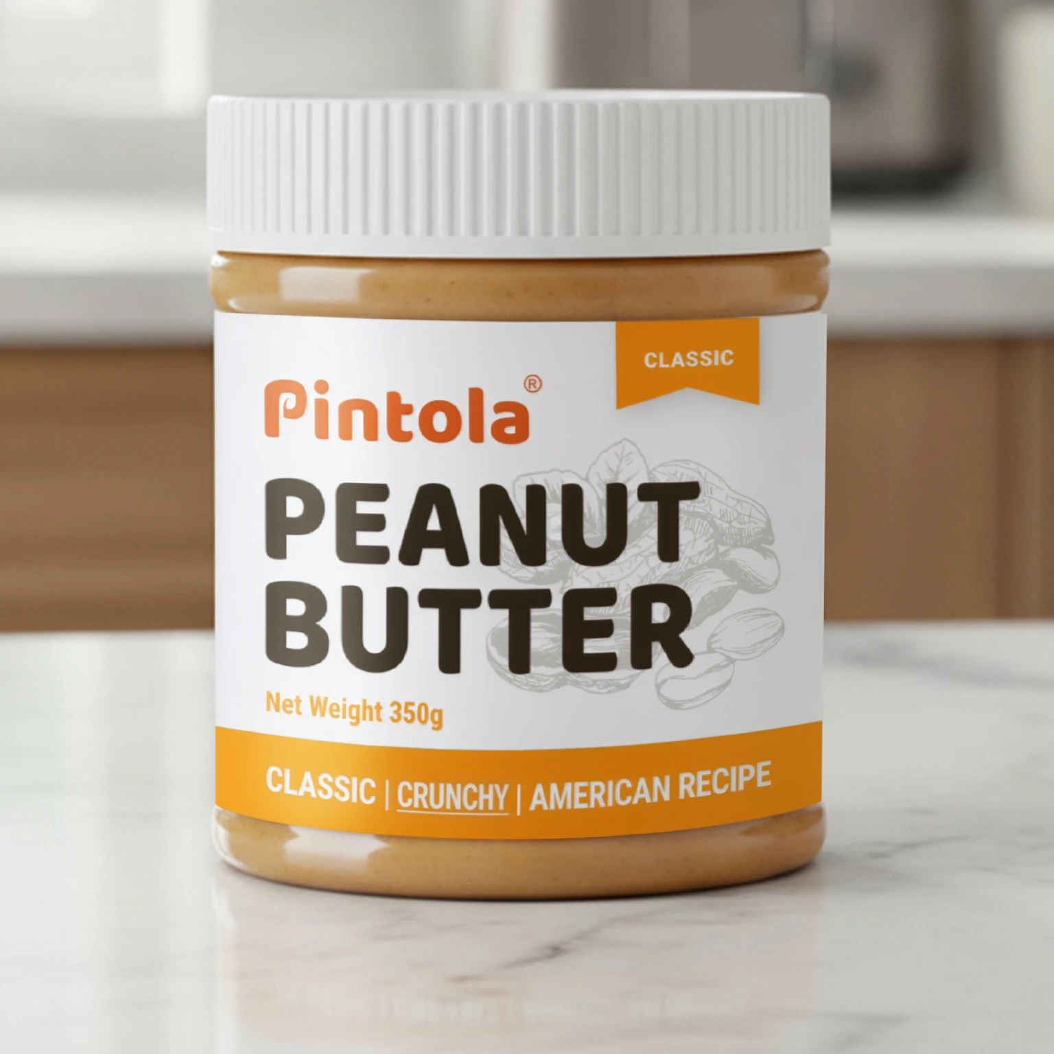 Pintola Classic Peanut Butter Crunchy - 350 Gm