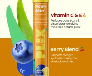 Plix Glowy Skin Lemon Adult Effervescent Tablet - 15 Tablet