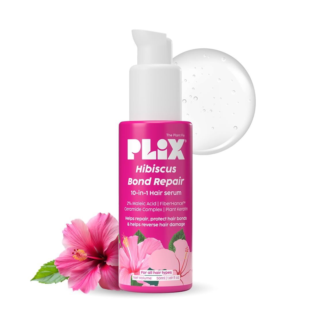 Plix Hibiscus Bond Repair 10 In 1 Hair Serum - 50 Ml
