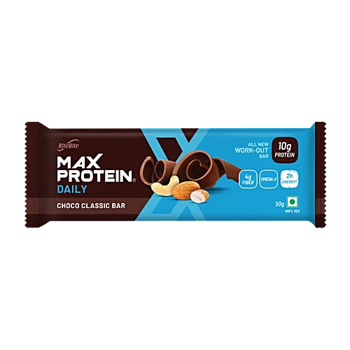 Ritebite Max Protein Daily Choco Classic Bar - 50 Gm