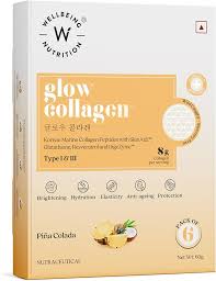 Wellbeing Nutrition Korean Glow Collagen Pina Colada Peptides - 250 Gm