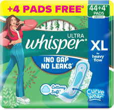 Whisper Ultra Up To No Gap No Leaks Sanitary Pads XL