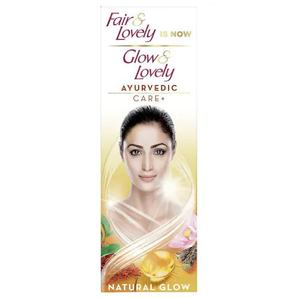 Glow And Lovely Ayurvedic Care Plus Kumkumadi And Chandan Face Cream - 100 Gm